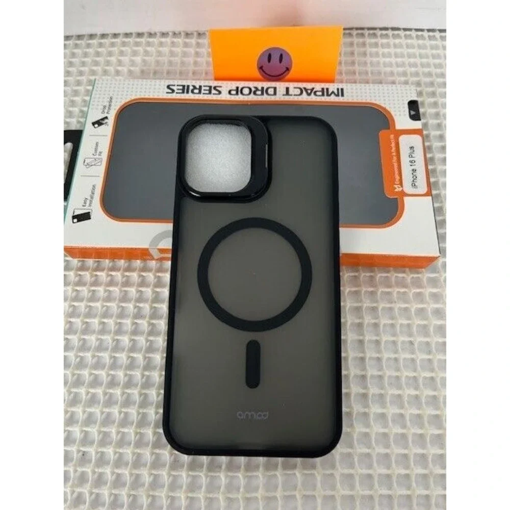 AMPD Impact Drop Series Case for iPhone 16‎ Plus Black Magsafe NEW-open box